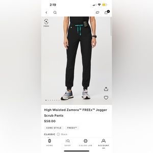 Brand new Figs joggers!! Black Size Medium